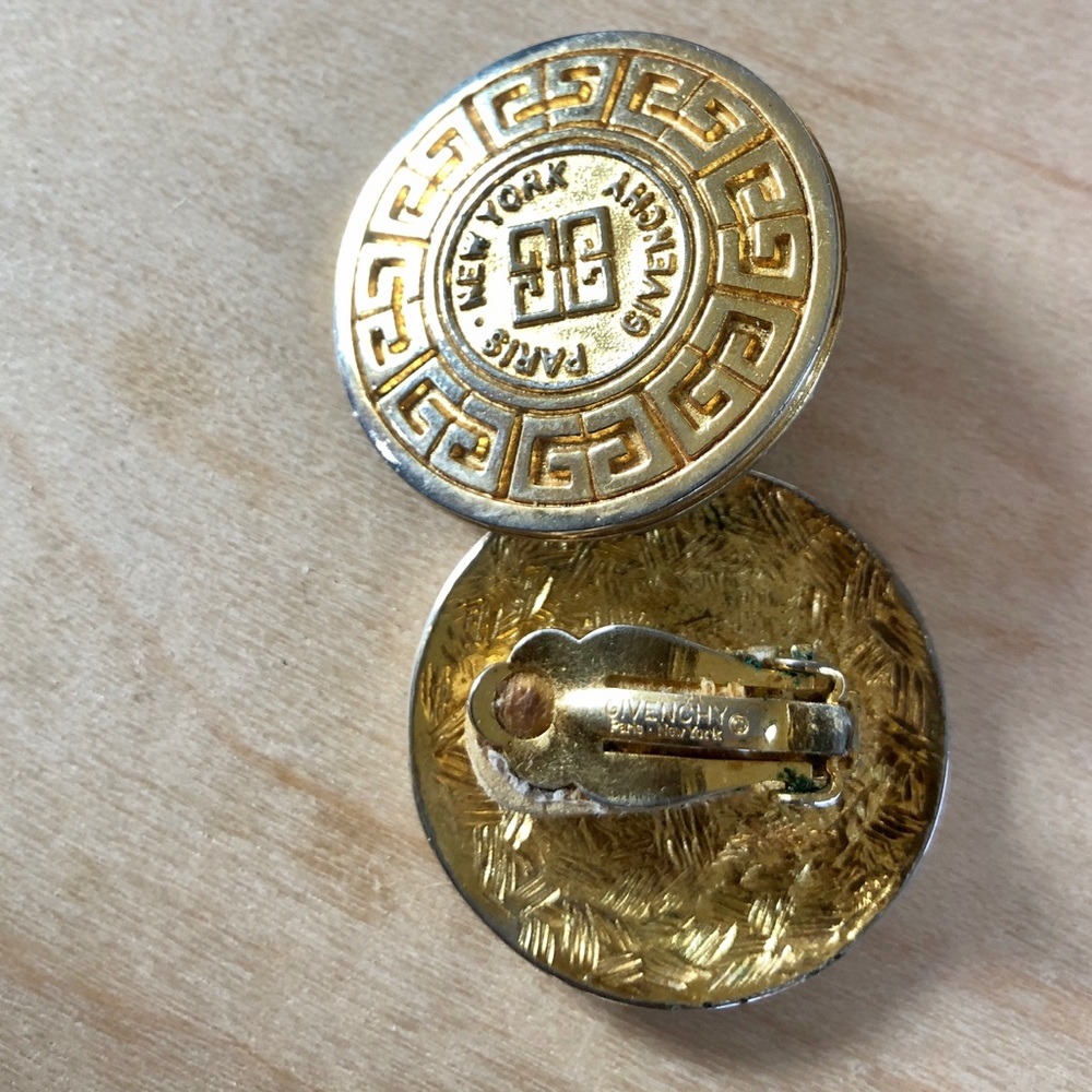 Vintage Givenchy clip-on earrings